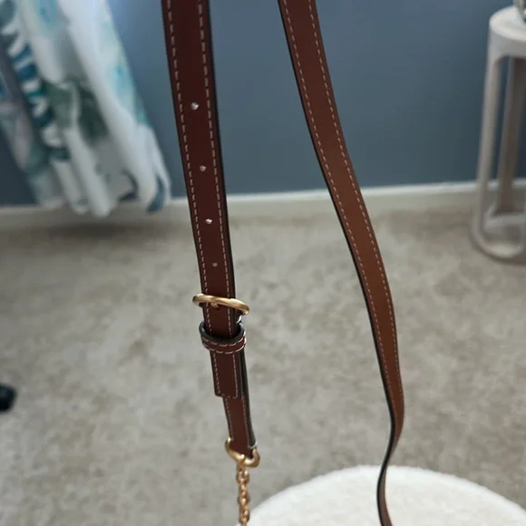 Tory Burch McGraw woven plaid camera bag - Picture 11 of 12